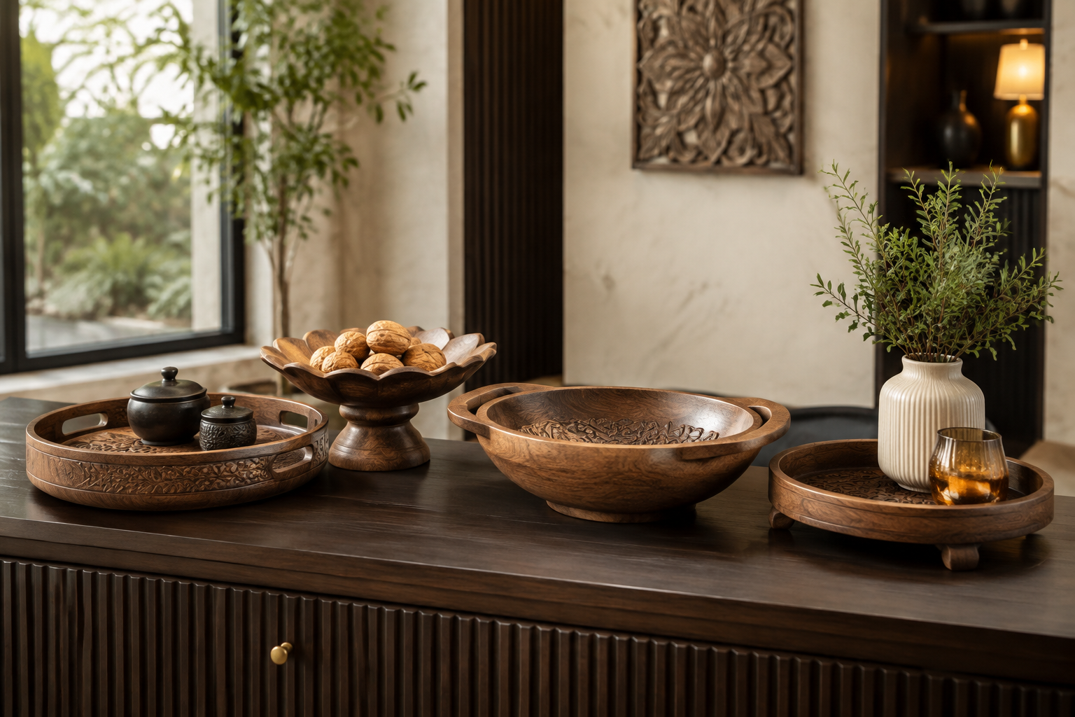 Wooden Trays & Bowls