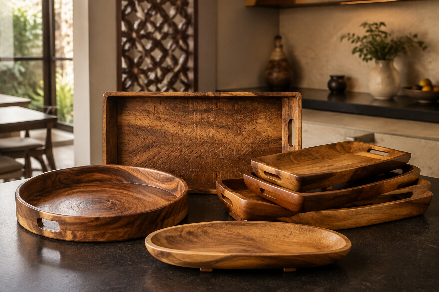 Wooden Spice Boxes & Containers
